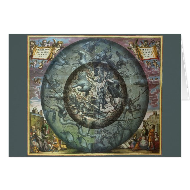 Constellation céleste Astronomie ancienne du Nord (Devant horizontal)