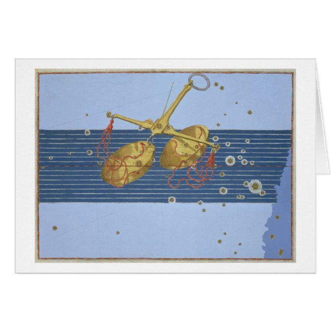 Constellation de Balance, de "Uranometria" par (Devant horizontal)