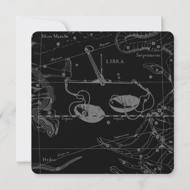 Constellation de la Balance Hevelius 1690 23 sept. (Devant)