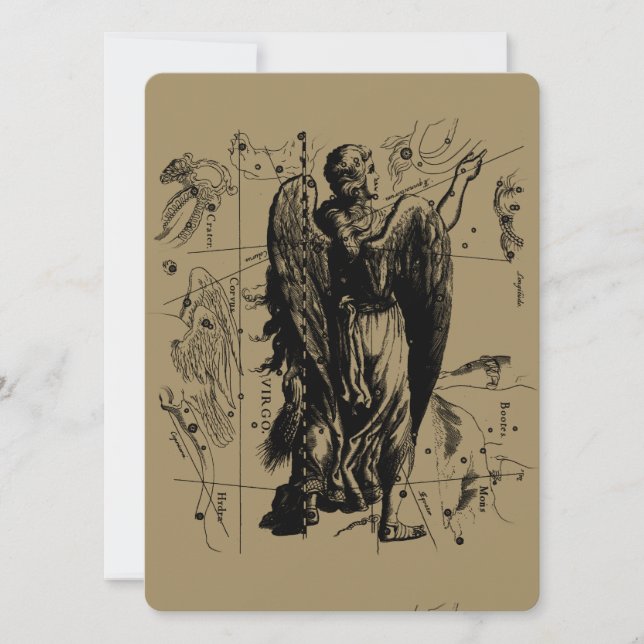 Constellation de la Vierge Hevelius 1690 23 août 2 (Devant)