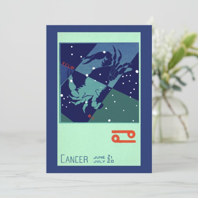 Constellation du Cancer crabe Zodiaque Astrologie  (Debout devant)