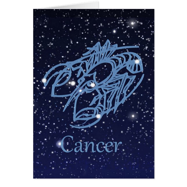 Constellation du cancer et signe zodiaque avec éto (Devant)