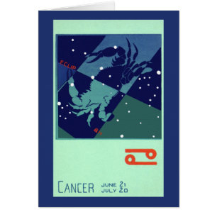 Constellation du Cancer Vintage Zodiaque Astrologi