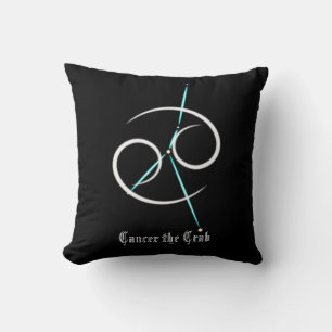 Constellation du zodiaque Cancer Coussin de jet