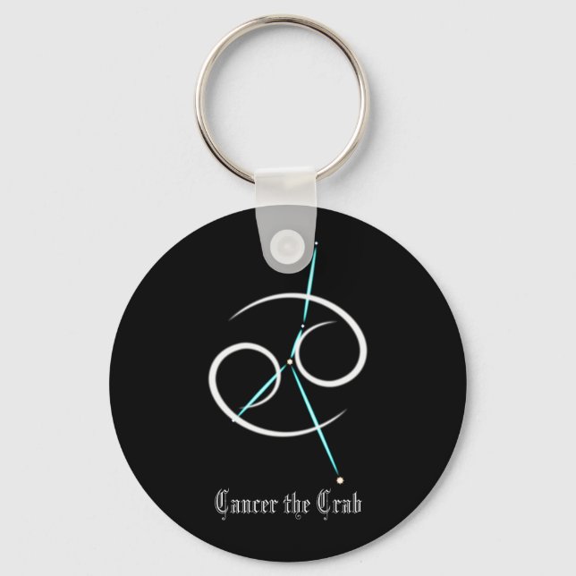 Constellation du zodiaque Cancer Porte-clés (Recto)