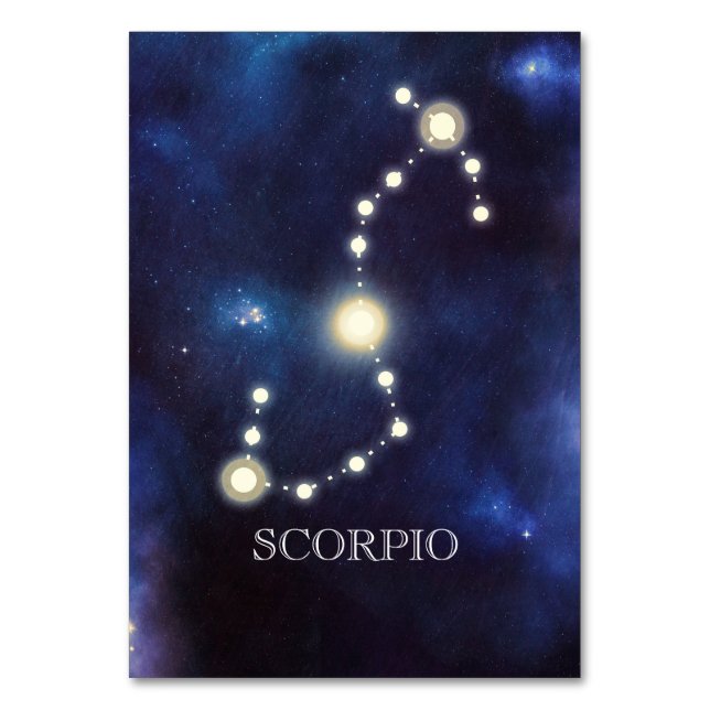 Constellation | Scorpio | Numéro de table mariage (Par défaut)