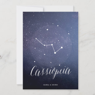 Constellation Star Numéro de table Cassiopeia