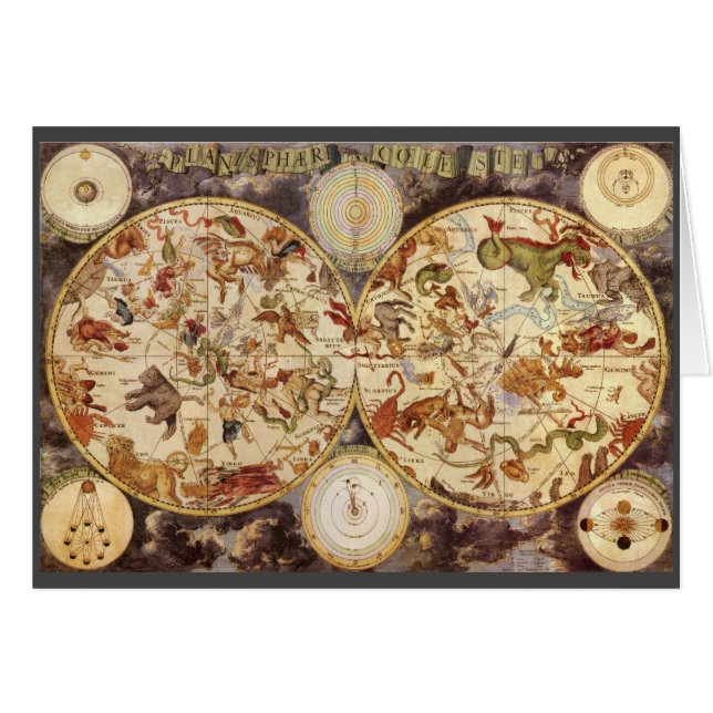 Constellations, Astronomie Ancienne, Frederik de W (Devant horizontal)