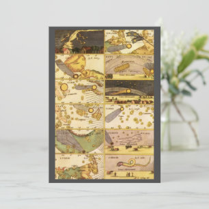 Constellations Vintage, Astronomie Antique & Étoil