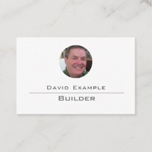 Constructeur avec photo de la carte de visite du t