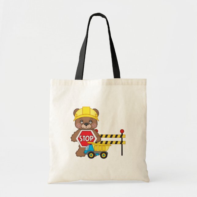 Construction Bear sac fourre-tout pour enfants (Devant)