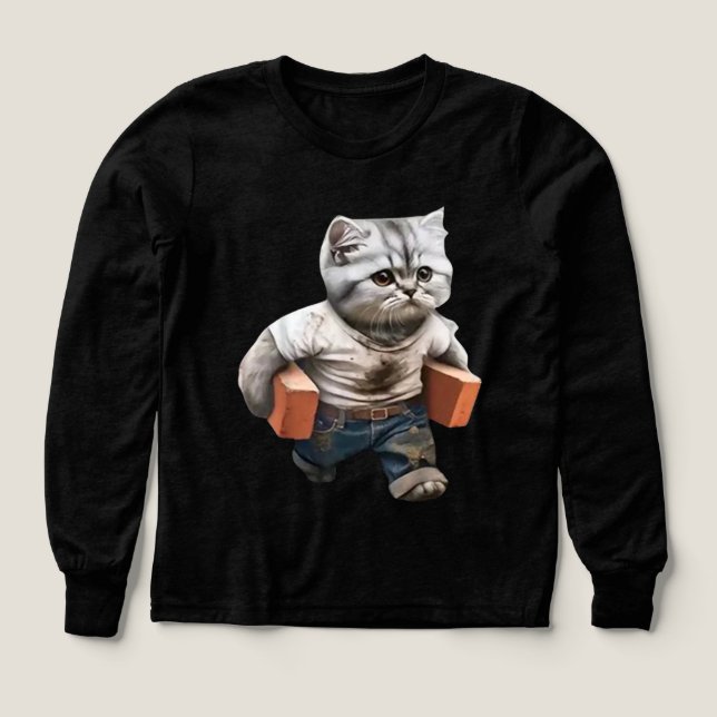 Construction de chats Funnt avec briques (Motif recto)