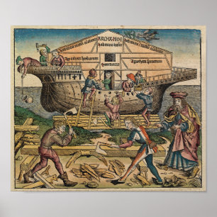 Construction de l'Arche 1493 - Poster