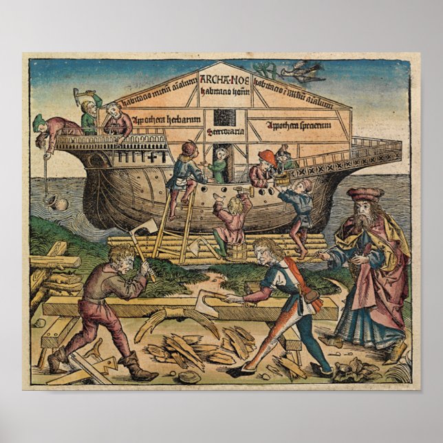 Construction de l'Arche 1493 - Poster (Devant)