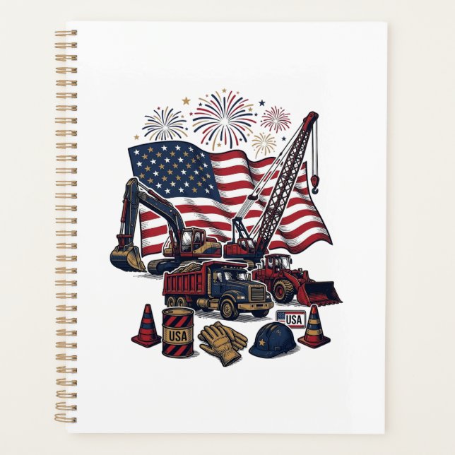 Construction Patriotique USA Vintage (Devant)