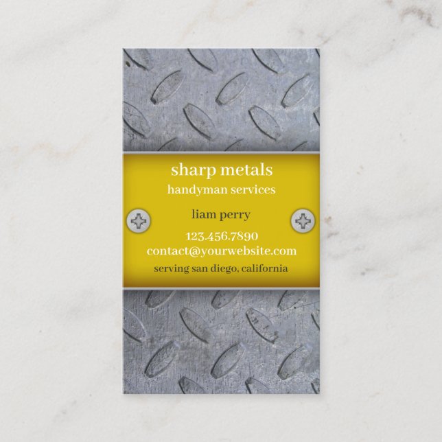 Constructions Handyman Carte de visite (Devant)