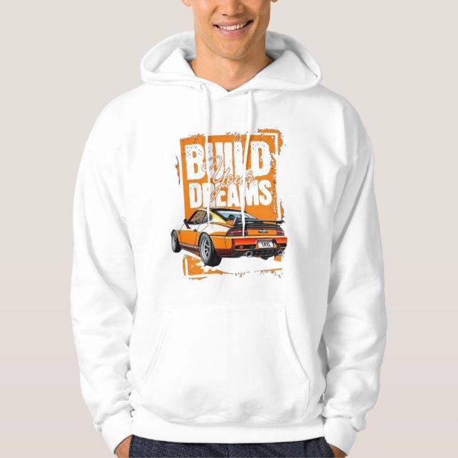 Construire ses rêves – Pullover à capuche détermin (Devant)