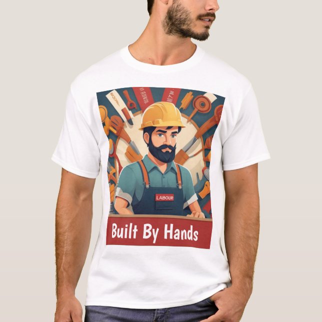 Construite à la main - Conception de T-shirts pour (Devant)