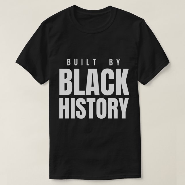 Construite Par Black History Nba Classic T-Shirt (Design devant)