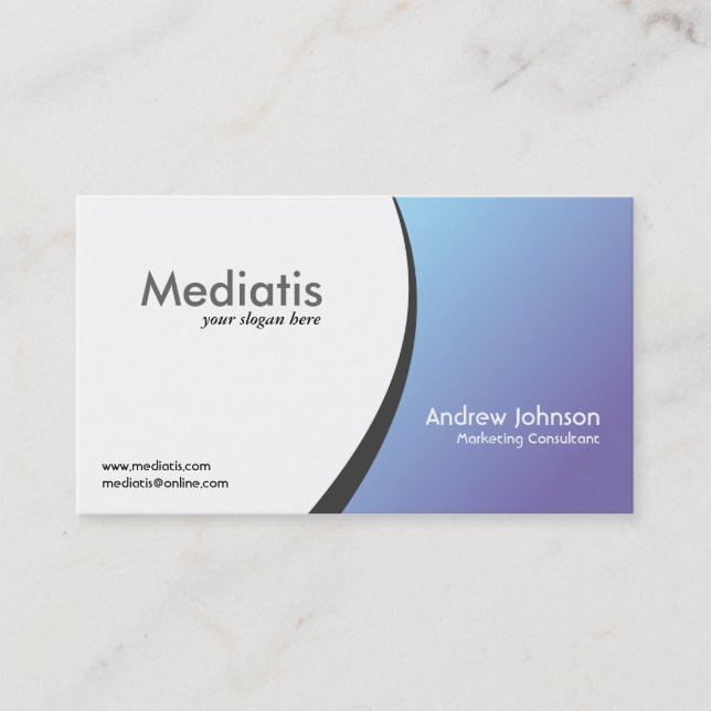 Consultant du marketing - cartes de visite (Devant)