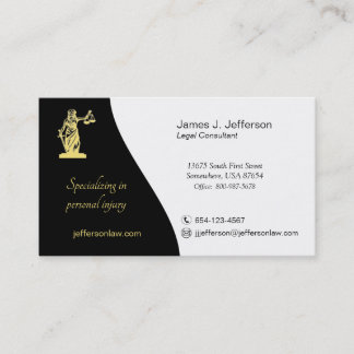 Consultant juridique professionnel Carte de visite
