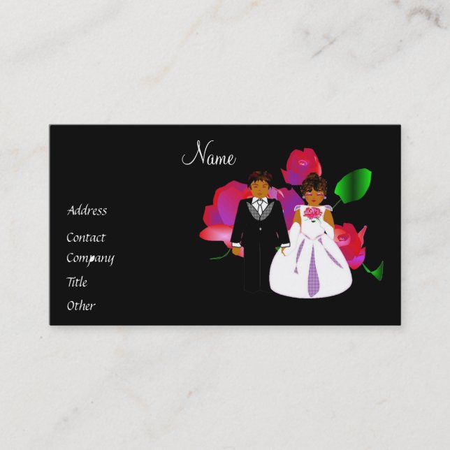 Consultant mariage I Carte de visite (Devant)