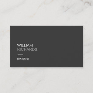 Consultant professionnel classique Carte de visite