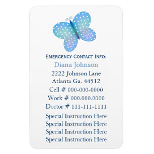 Contact d'urgence : Babysitter Premium Magnet