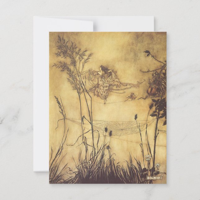 Conte de fée vintage par Arthur Rackham Invitation (Devant)