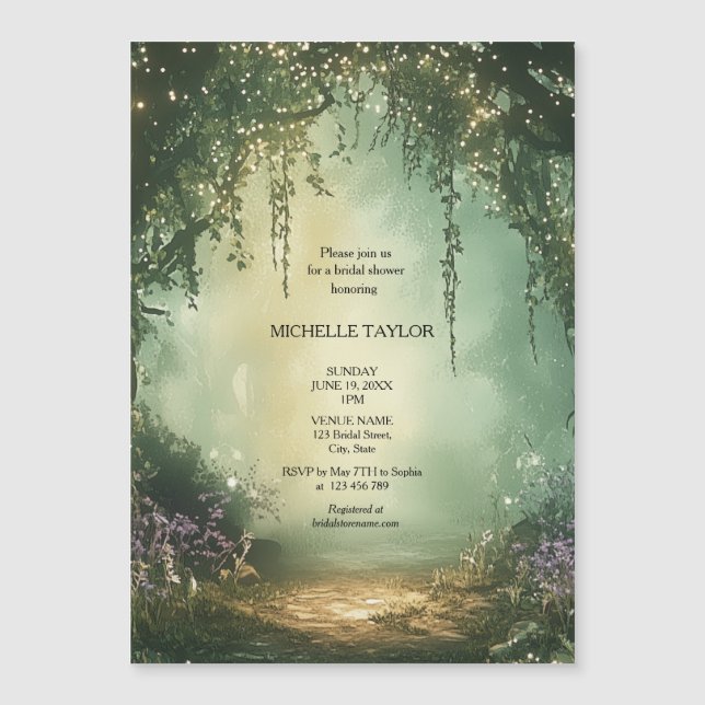 Conte de fées Forêt Enchantée Élégant Floral Maria (Devant)