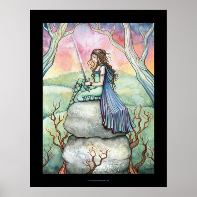Contemplant le poster de Guinevere (Devant)