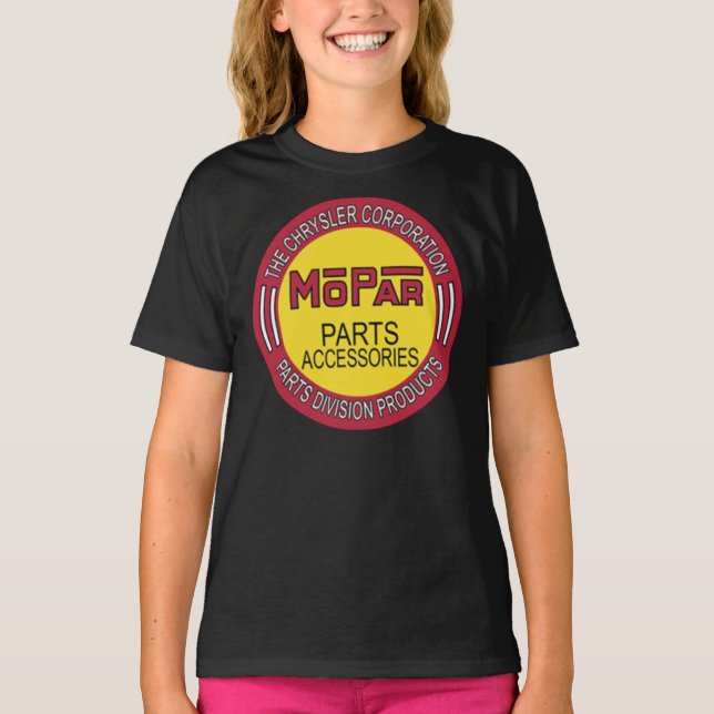 Contemporain Mopar Logo Design Classic T-Shirt (Devant)
