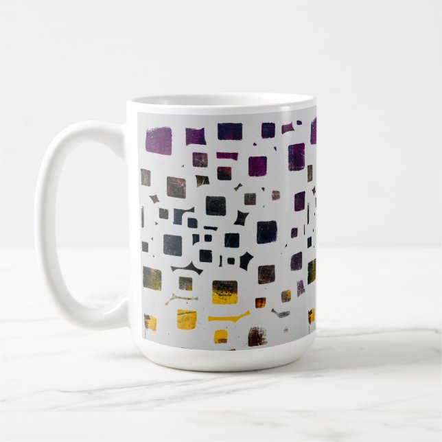 Contemporain Purple Gold Mug (Gauche)