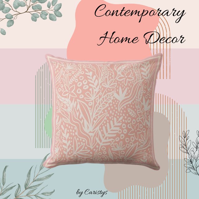 Contemporain rose vif avec oreiller blanc (Créateur téléchargé)
