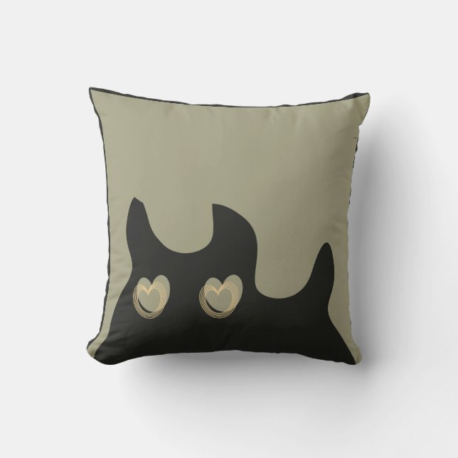 : Contemporary Abstract Design Carré Coussin (Recto)