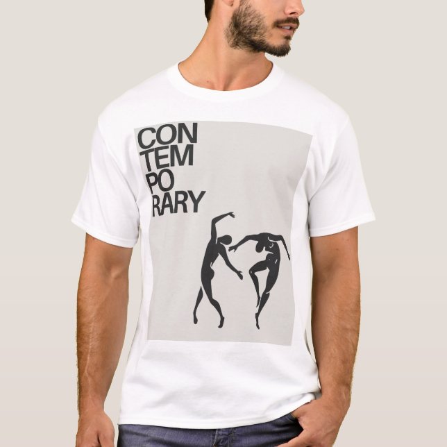 Contemporary Art Graphic Men's T-Shirt - Modern Mi (Devant)