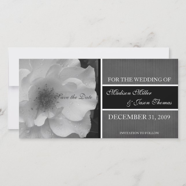 Contemporary Save the Date Annonce (Devant)