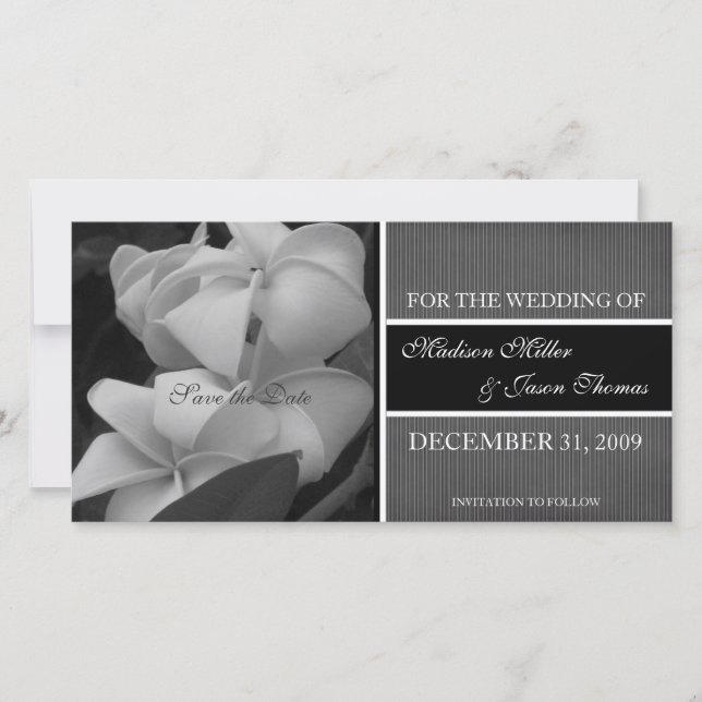 Contemporary Save the Date Annonce (Devant)