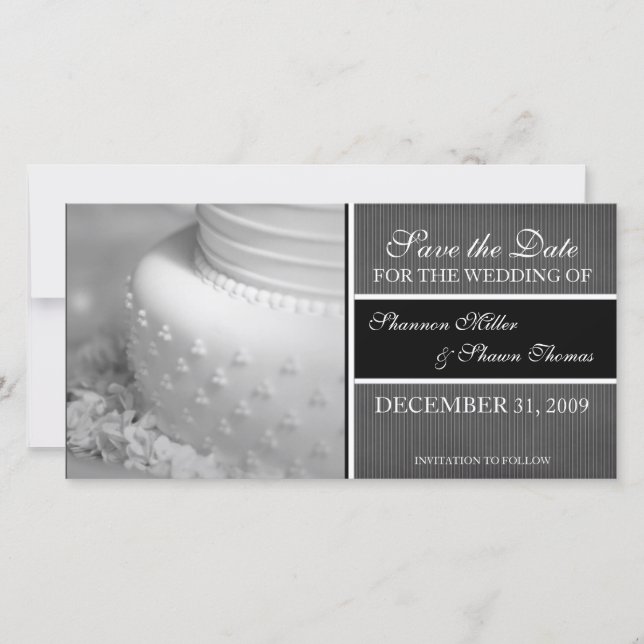 Contemporary Save the Date Annonce (Devant)