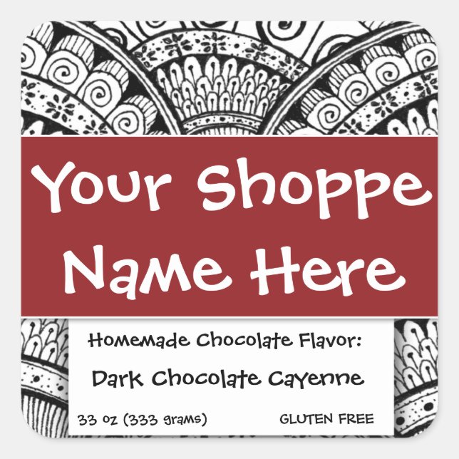 Conteneur alimentaire Étiquette Ethnic Exotic Maro (Devant)