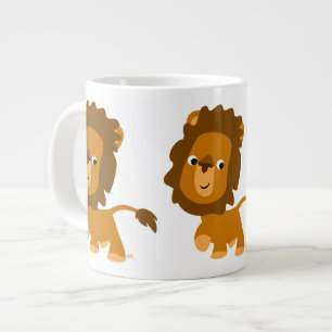 Contenu du dessin mignon Lion Jumbo Mug