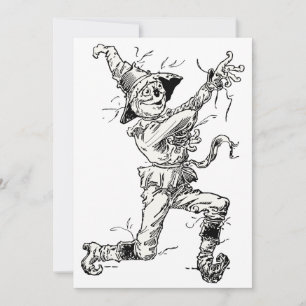 Contes de fées Vintage Wizard of Oz, l'épouvantail
