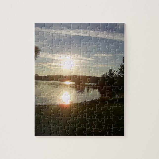 Contestation Sunset Lake et Sky Puzzle (Vertical)