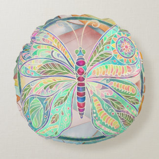 "Conteur de Rêves d'Enfance" Coussin Rond