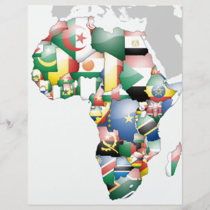 Continent de l'Afrique Belle maman Afrique Colorée