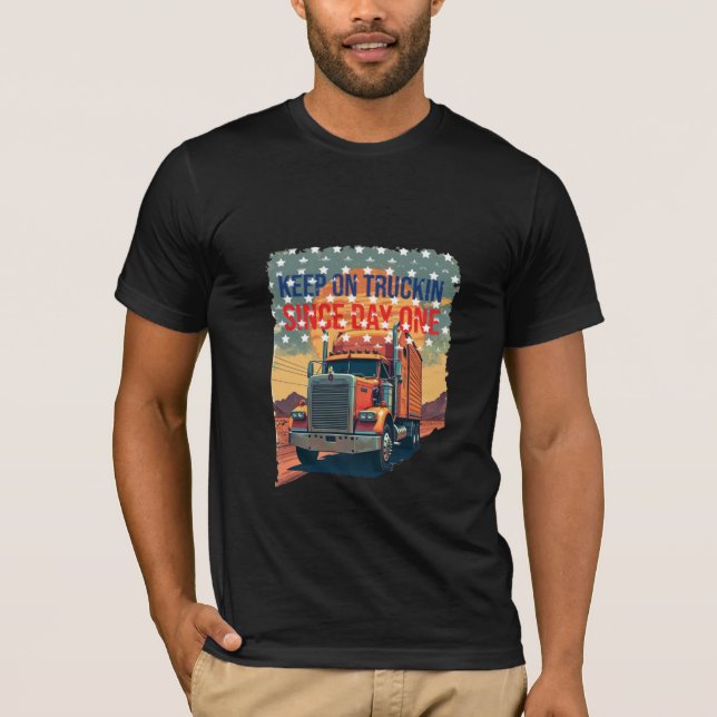 Continuer à porter des t-shirts de camionnage (Devant)