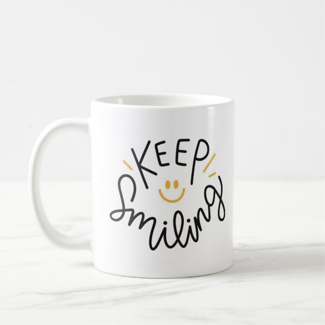 Continuer à sourire Mug (Gauche)