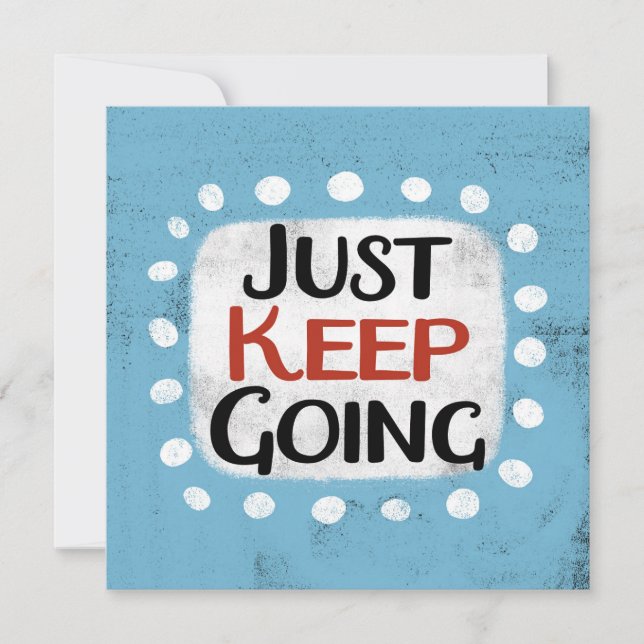 Continuez À Faire Une Carte De Voeux (Devant)