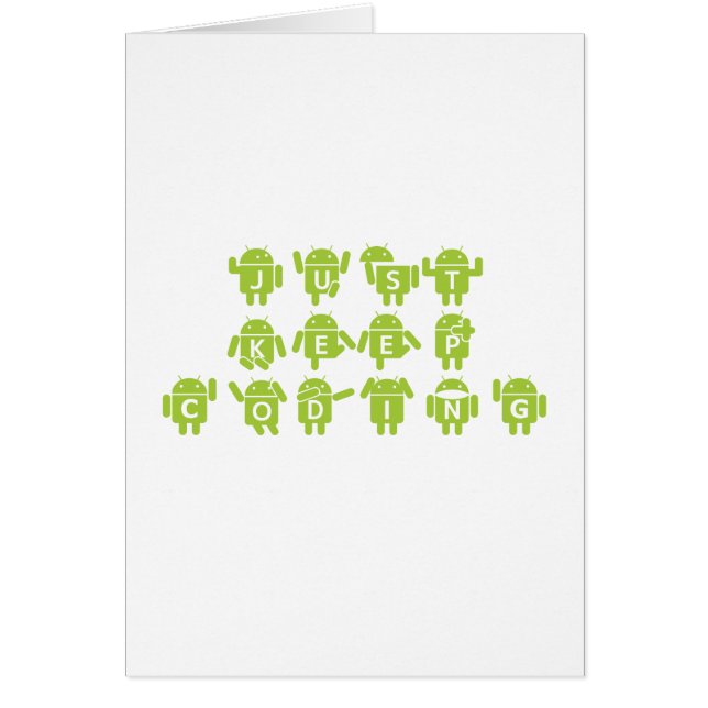Continuez juste à coder (l'insecte Droid marque (Devant)