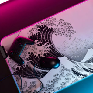 contour noir et blanc grande vague xxl jeu